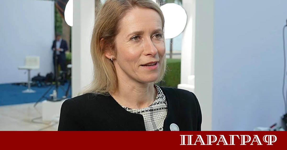 Премиерът на Естония Кая Калас заяви в интервю за Euronews
