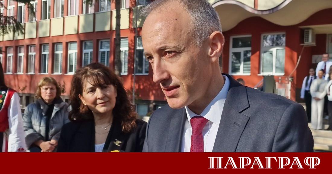 Министърът на образованието и науката Красимир Вълчев коментира проектобюджета за