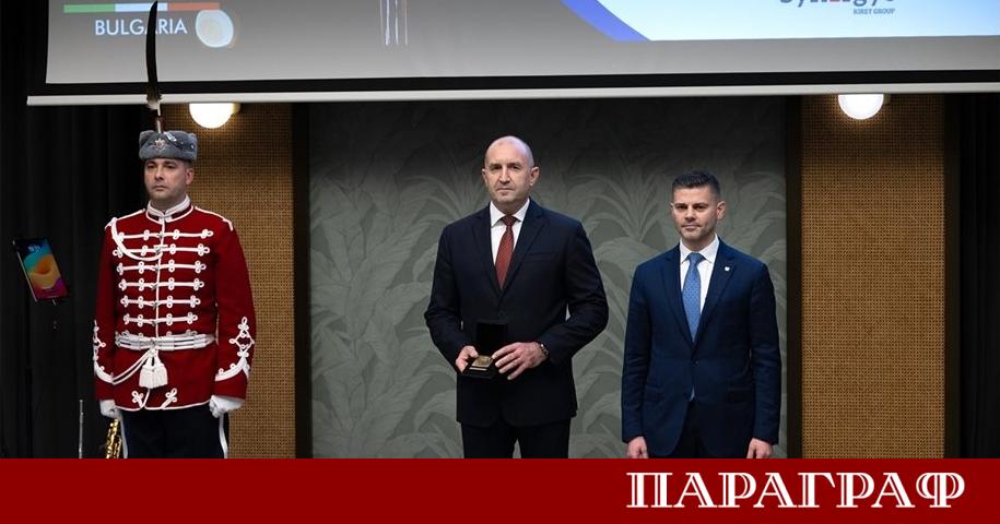 Президентът Румен Радев удостои италианския бизнесмен Роберто Санторели с почетния