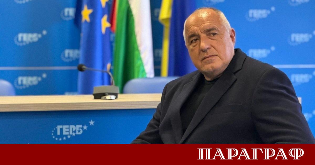 Лидерът на ГЕРБ Бойко Борисов заяви че влизането на България