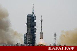 Екипажът на китайския космически кораб Шънчжоу 21 осъществи първата си