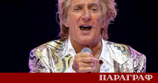 Легендарният сър Род Стюарт пристигна в София Той изнесе първия