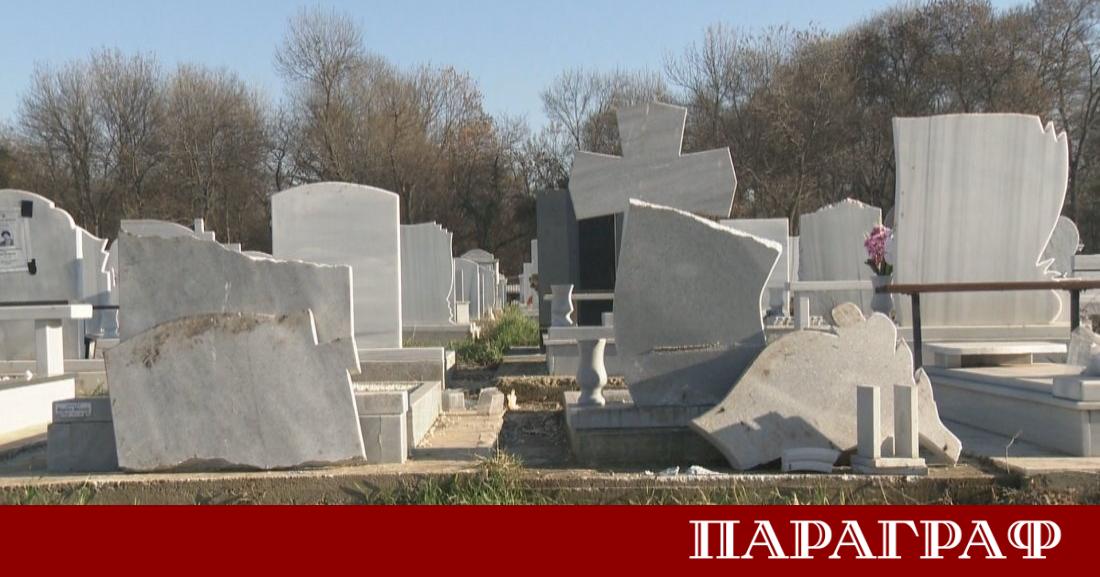 Мащабен вандалски акт е извършен на Централните софийски гробища През