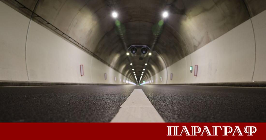 Осветлението в тунел Благоевград на АМ Струма е възстановено Това