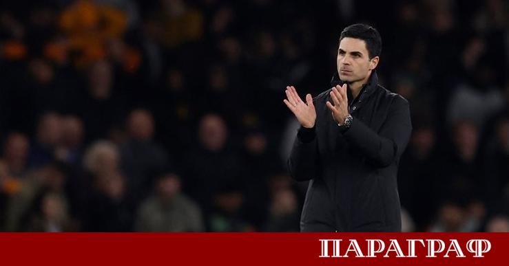 Мениджърът на Арсенал Микел Артета не спести критиките си Той