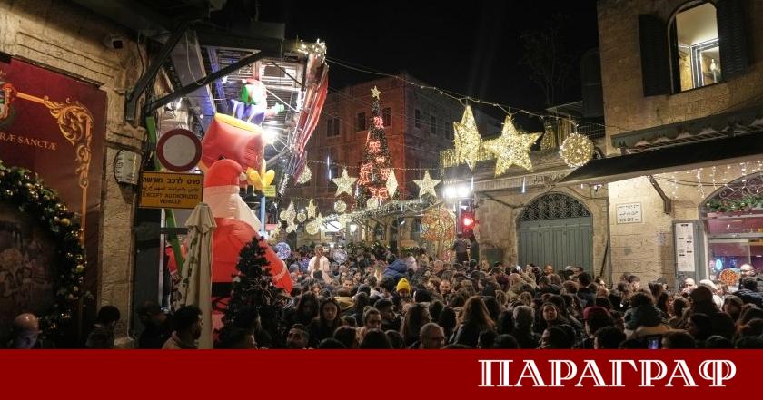 Светите земи вече усещат коледната магия Празнично настроение завладя Израел
