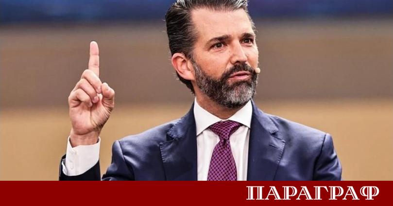 Доналд Тръмп младши най големият син на бившия президент на