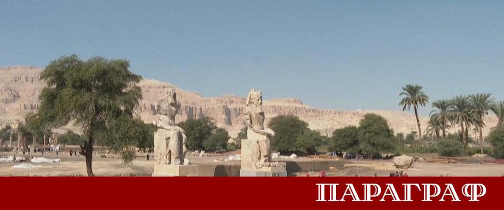Египет представи две мащабни реставрирани статуи в южния град Луксор