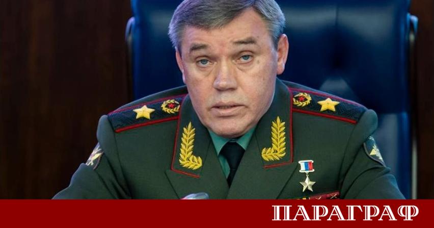 Началникът на Генералния щаб на руските въоръжени сили Валерий Герасимов