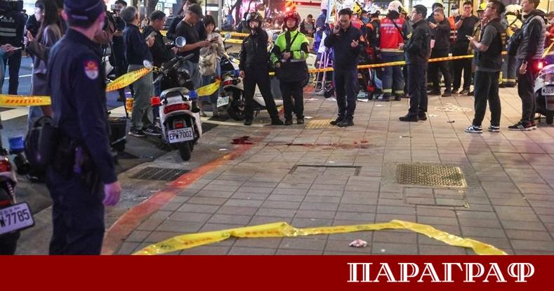 Трагичен инцидент разтърси Тайпе днес Мъж извърши атака с нож