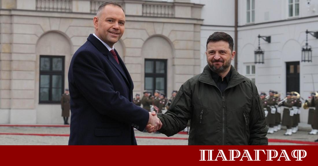 Украинският президент Володимир Зеленски пристигна в Полша за важно работно