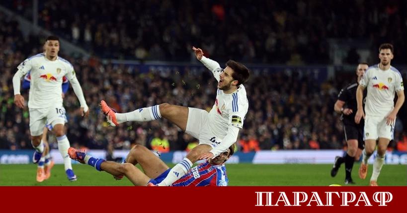 Лийдс постигна убедителна победа с 4 1 над Кристъл Палас във