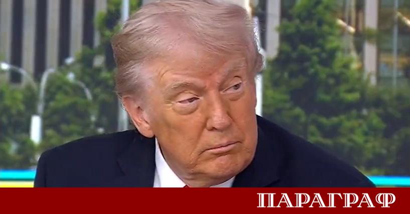 Президентът на САЩ Доналд Тръмп обяви Бъдни вечер и 26