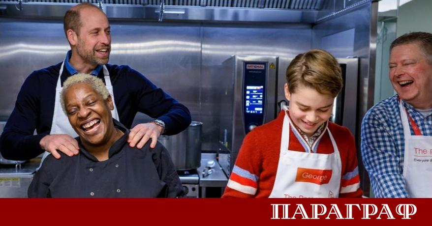 Принц Уилям и синът му принц Джордж се включиха като