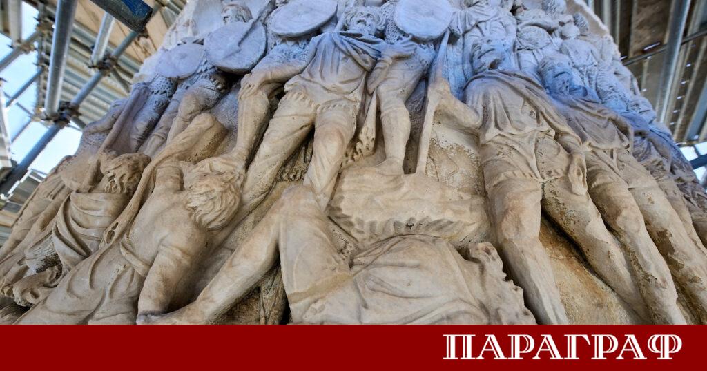 В сърцето на Рим реставратори използват модерни лазерни технологии за