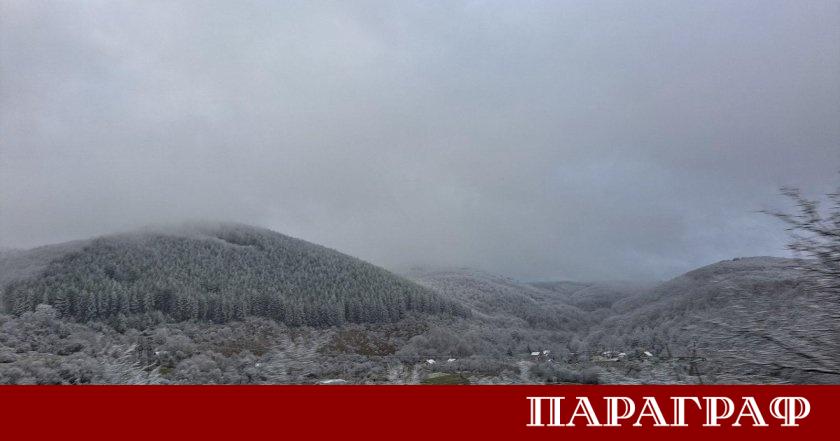Тази нощ сняг заваля във високата част на прохода Петрохан