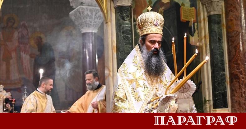 Българският патриарх и Софийски митрополит Даниил възглави празничното вечерно богослужение