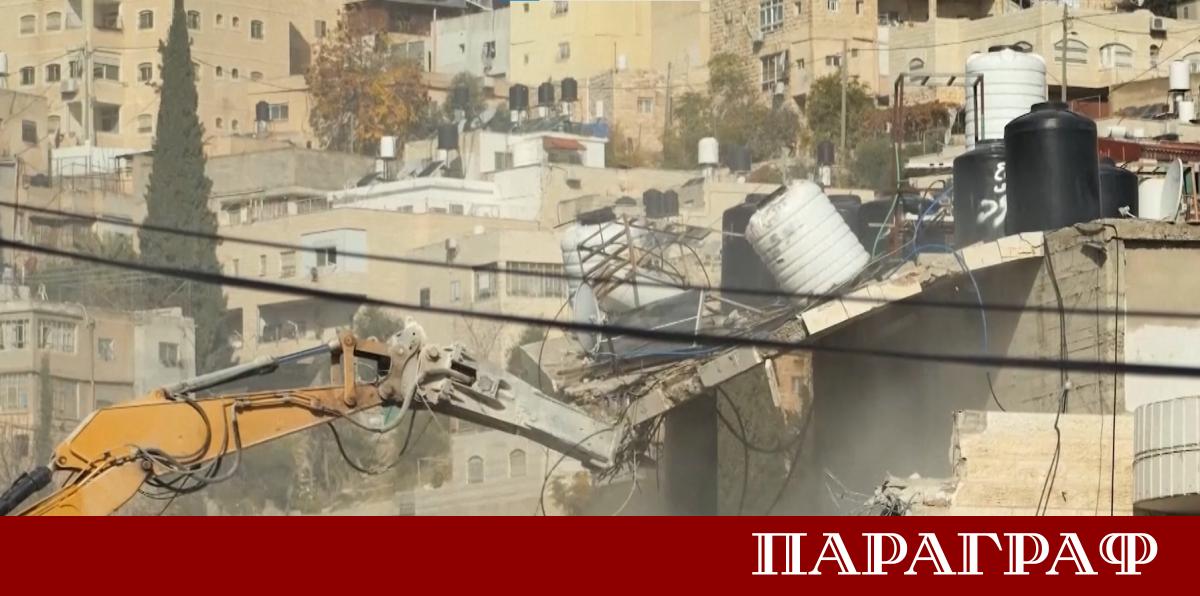 Напрежението в Източен Йерусалим достигна нова висота Израелските власти събориха