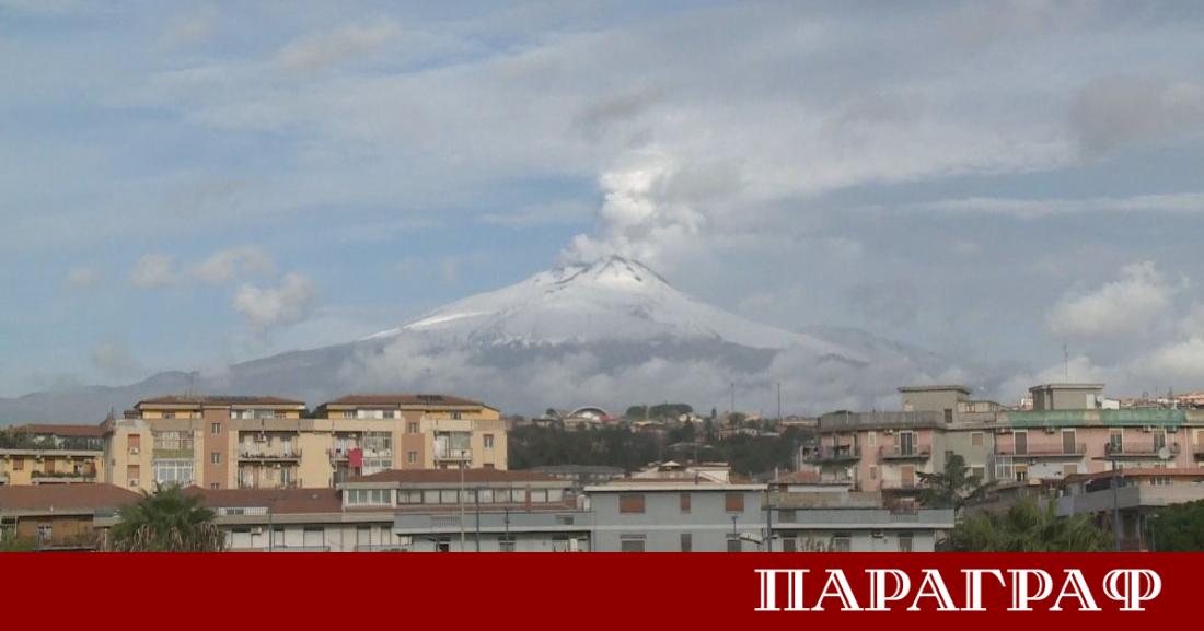 Вулканът Етна отново се активизира Италиански вулканолози докладват за нова