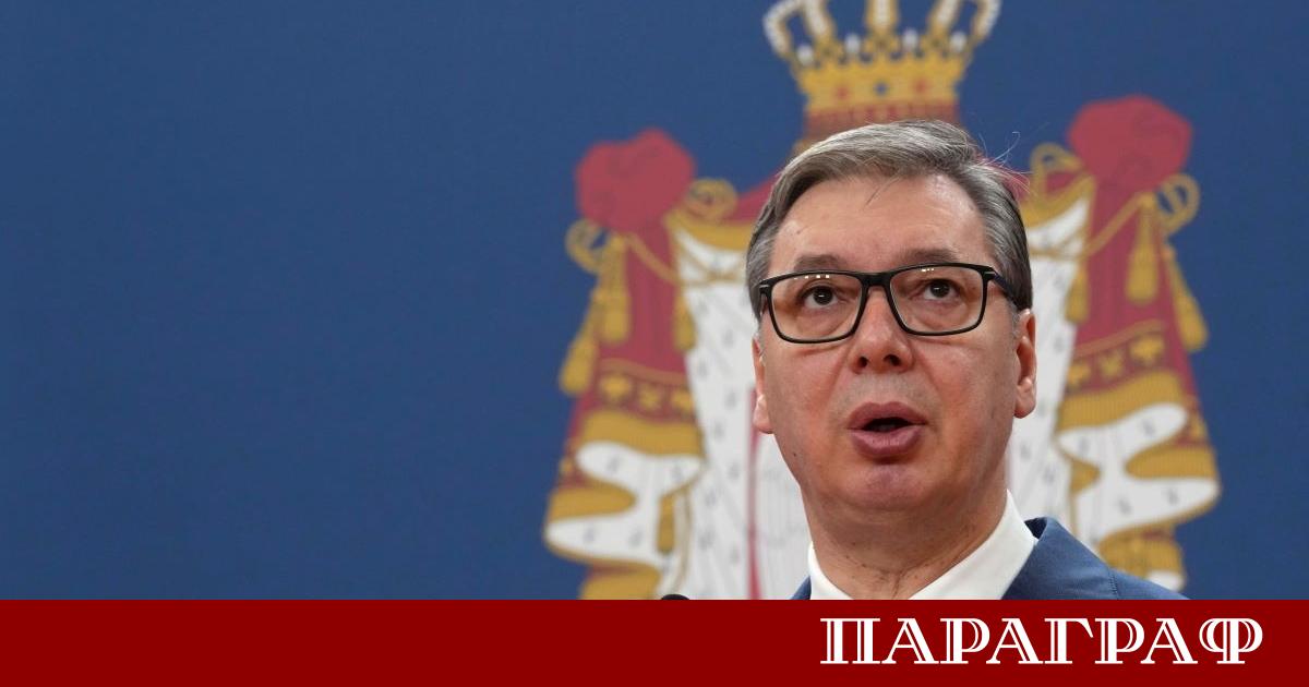 Сръбският президент Александър Вучич обяви че приема основното искане на