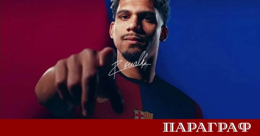 Защитникът на Барселона Роналд Араухо се завръща към тренировките с