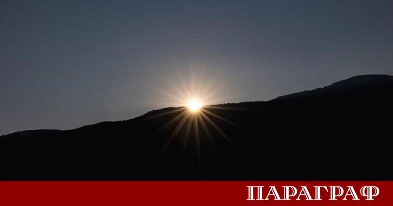 Националният институт по метеорология и хидрология НИМХ прогнозира значително затопляне