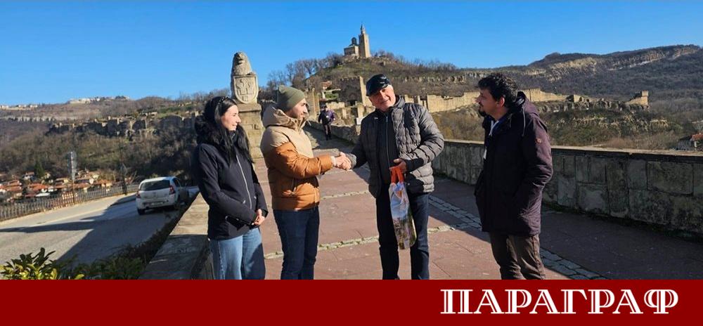 Крепостта Царевец посрещна първия си посетител за новата 2026 година