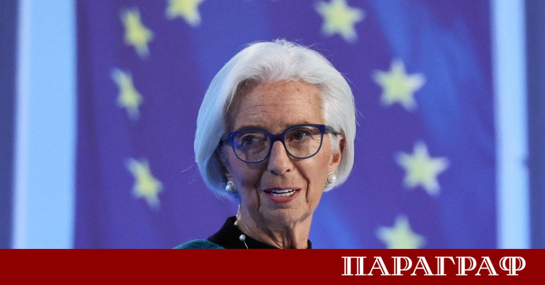 Председателят на Европейската централна банка ЕЦБ Кристин Лагард сърдечно приветства