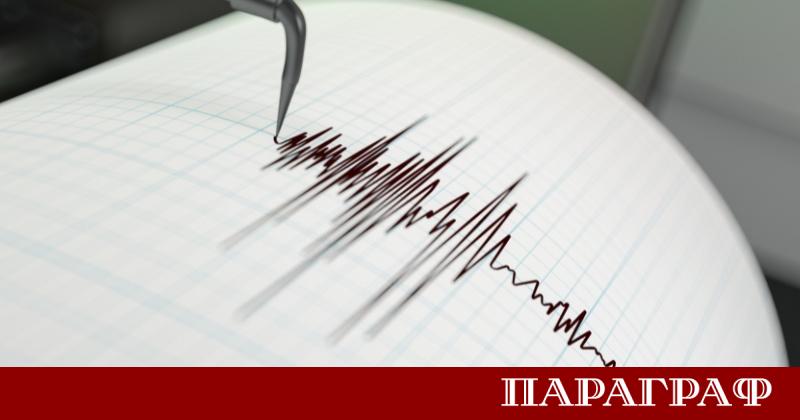 Земетресение с магнитуд 3 7 по скалата на Рихтер е