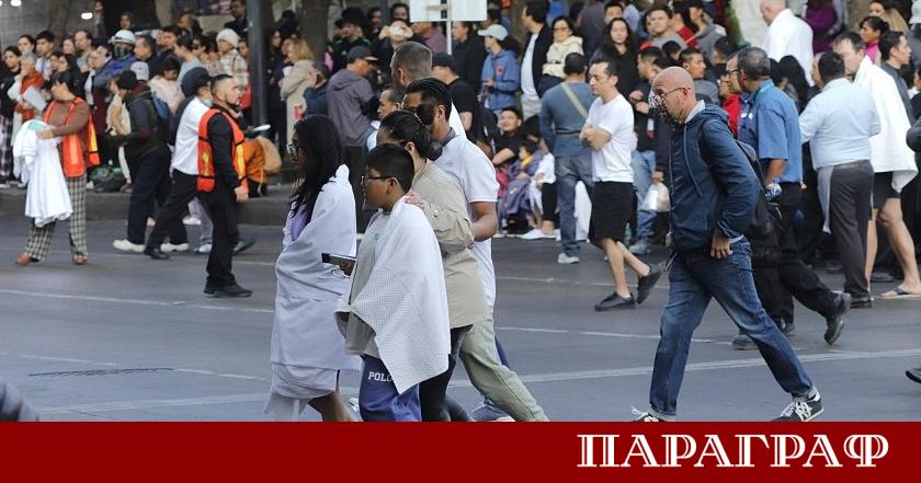 Земетресение с магнитуд 6 5 по Рихтер разтърси Мексико причинявайки