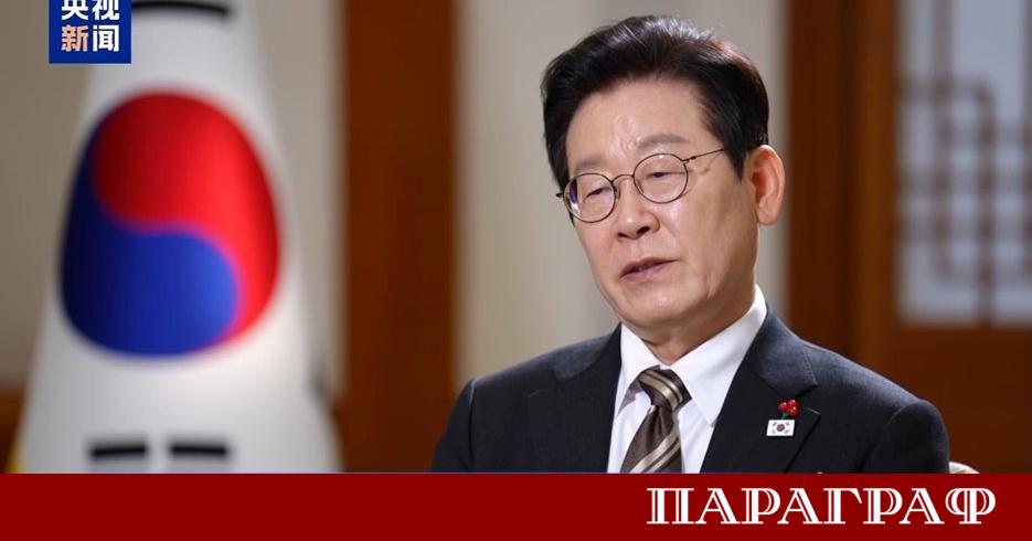 Южнокорейският президент И Дже мьон заяви че Китай настига и