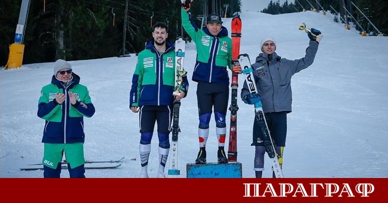 Националът по алпийски ски Марко Семерджиев от клуб Пампорово триумфира