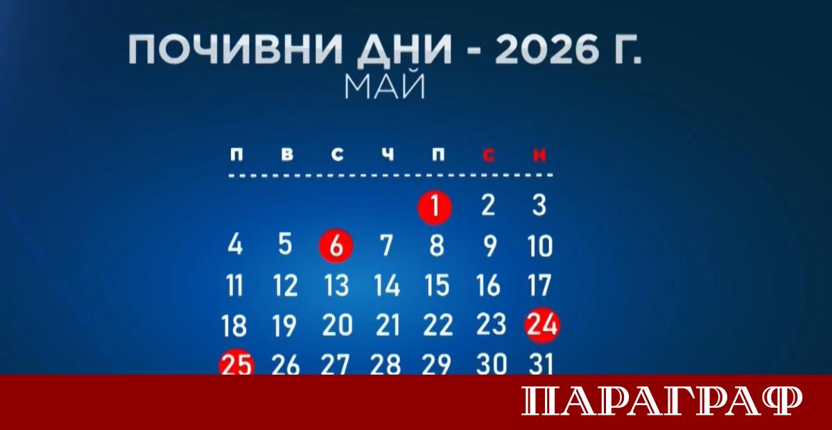Предстоящата 2026 година ще предложи на българите общо 246 работни