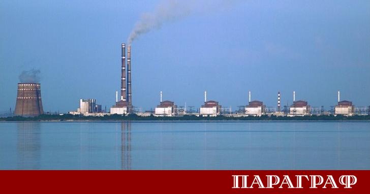 Един от двата високоволтови електропровода захранващи контролираната от Русия Запорожка