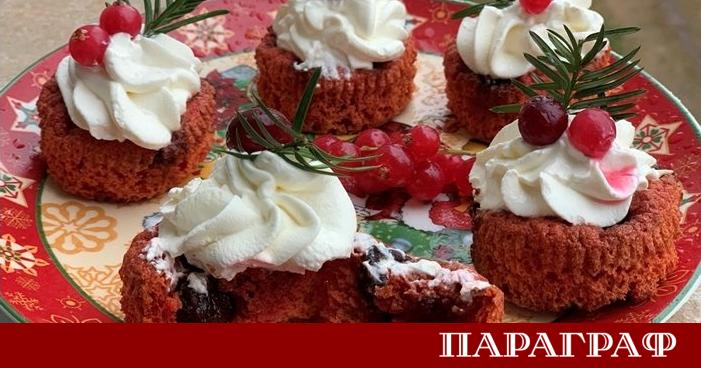 Представяме ви рецепта за празнични червени кексчета която съчетава вкус
