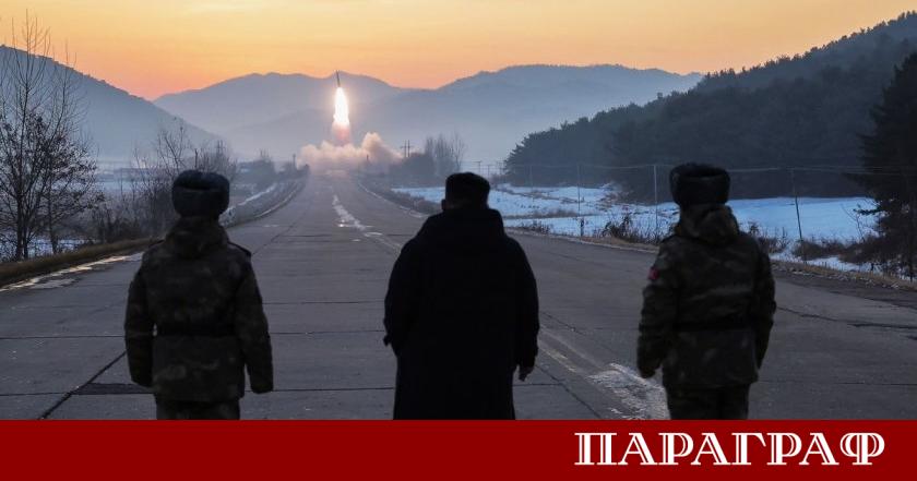 Северна Корея извърши тестово изстрелване на хиперзвукова ракета Държавната информационна