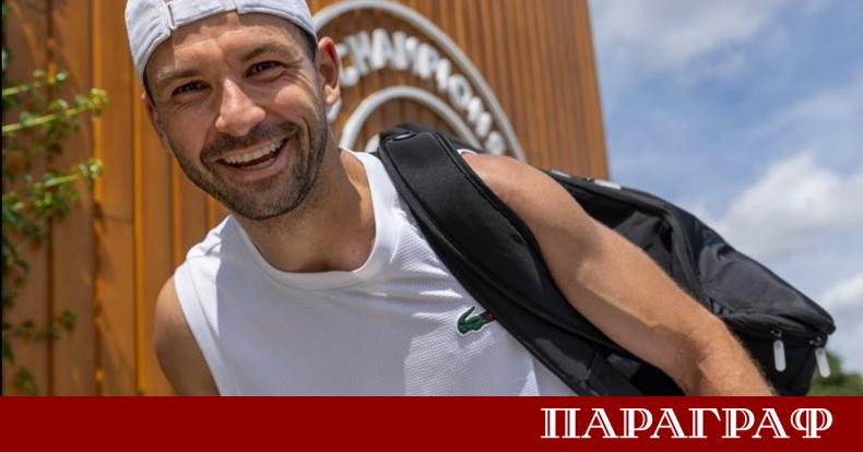 Българската тенис звезда Григор Димитров се смъкна с 3 позиции