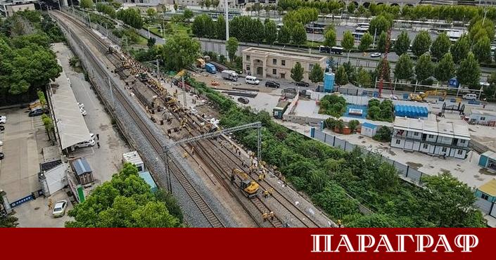 Китайската железопътна мрежа отбеляза значителен растеж през последните пет години