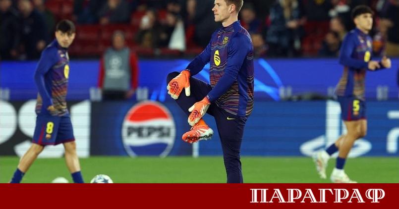 Вратарят на Барселона Марк Андре тер Стеген напусна лагера на