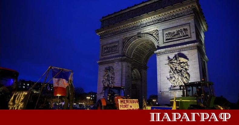 Вълна от фермерски протести заля Франция Трактори навлязоха в сърцето