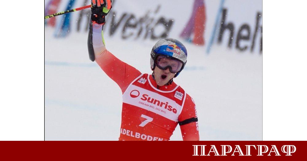 Олимпийският шампион Марко Одермат отново доминира в гигантския слалом от