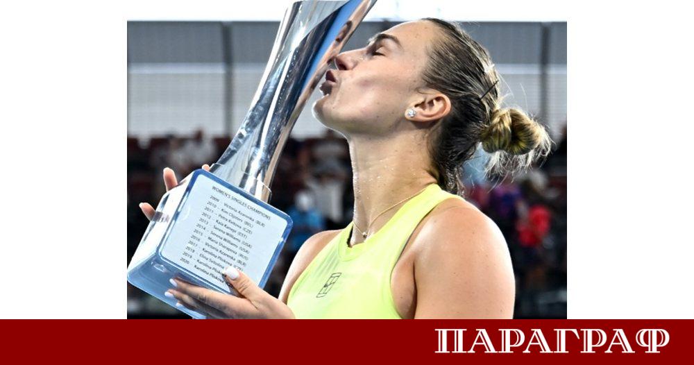 Водачката в световната ранглиста Арина Сабаленка защити титлата си на