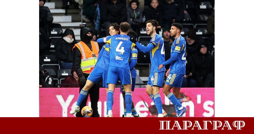 Лийдс с българския национал Илия Груев се класира за четвъртия