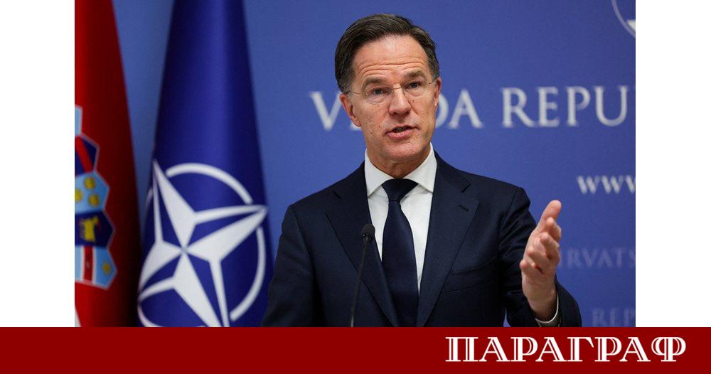 Генералният секретар на НАТО Марк Рюте заяви в Загреб че