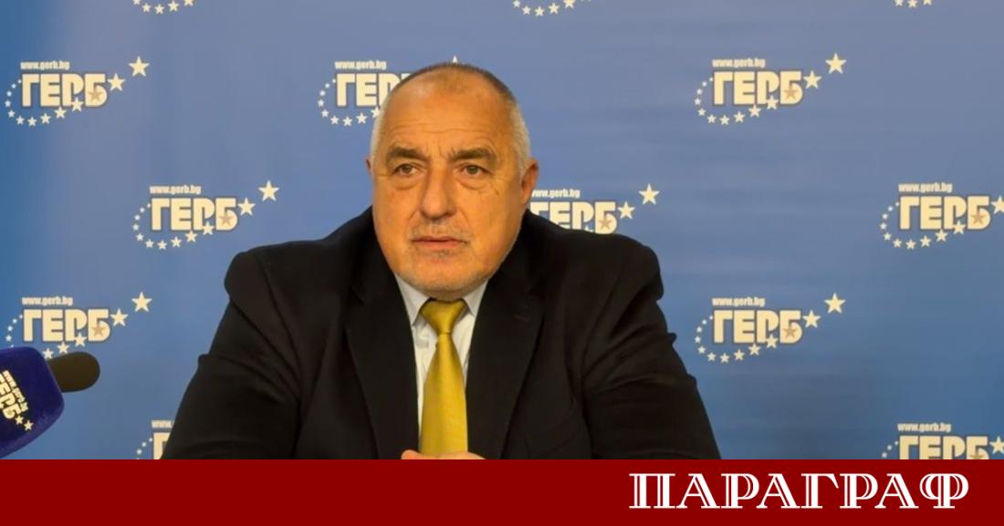 Лидерът на ГЕРБ Бойко Борисов заяви че столичният кмет Васил