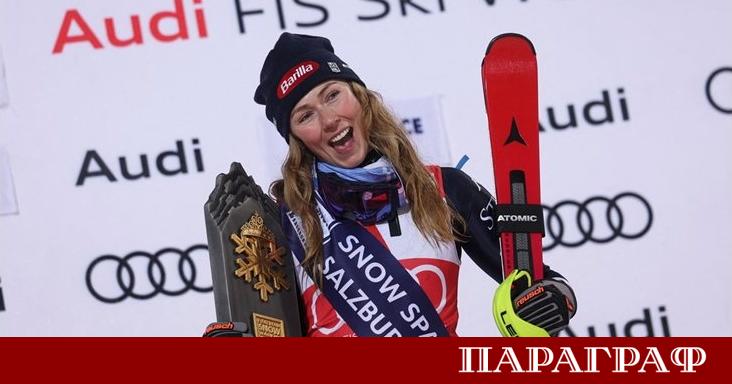 Мегазвездата Микаела Шифрин спечели нощния слалом във Флахау Австрия Това