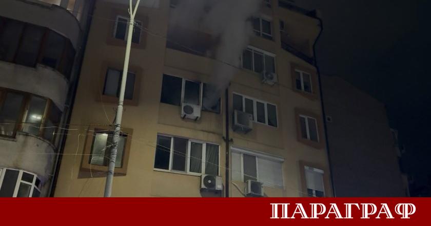 Пожар избухна тази вечер 14 януари 2026 г малко преди