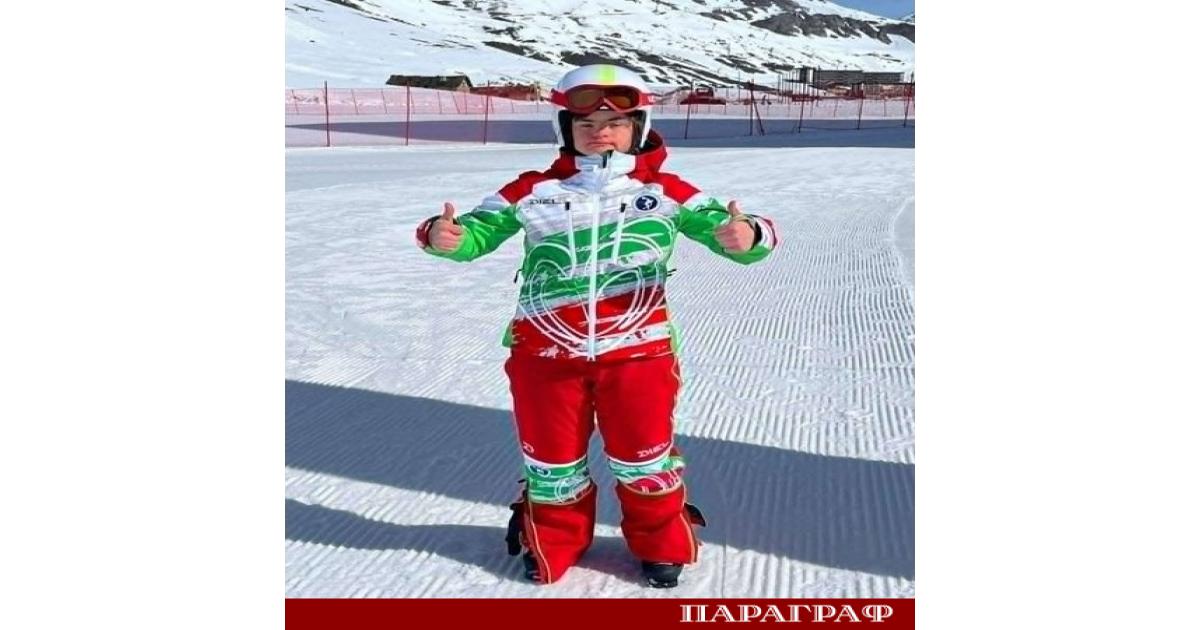 Скиорката със синдром на Даун Радена Ангелова провежда специализиран подготвителен