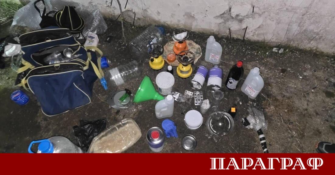 Бургаската полиция неутрализира нарколаборатория разположена в изоставена постройка Инцидентът се