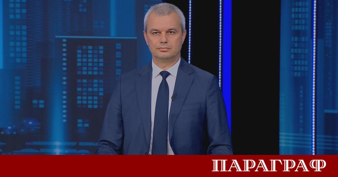 Лидерът на Възраждане Костадин Костадинов определи хартиения вот като основен